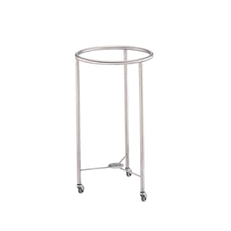 Blickman Hamper 25" DIA Round No Lid Stainless Steel 8773SS